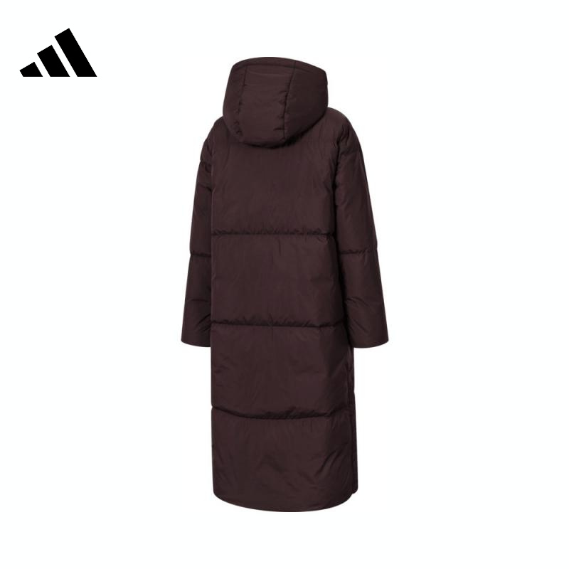 adidas阿迪达斯女子W PUFF L DOWN运动羽绒服-长JV6198 - 图0