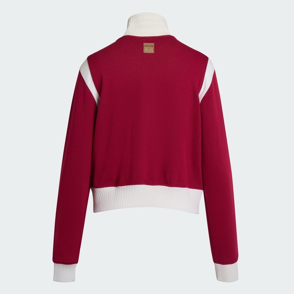 adidas阿迪达斯三叶草女子复古拼色运动休闲立领夹克外套KG8221,淘宝优惠券,粉丝福利购,淘宝优惠卷