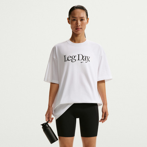NIKE耐克女子AS W NK DF MOVE OS PC3运动休闲短袖T恤IU4559-100 - 图0