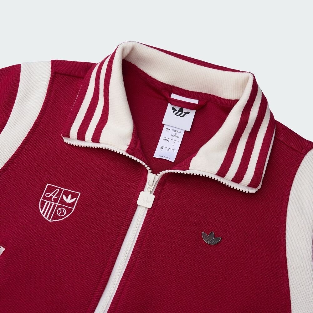 adidas阿迪达斯三叶草女子复古拼色运动休闲立领夹克外套KG8221,淘宝优惠券,粉丝福利购,淘宝优惠卷