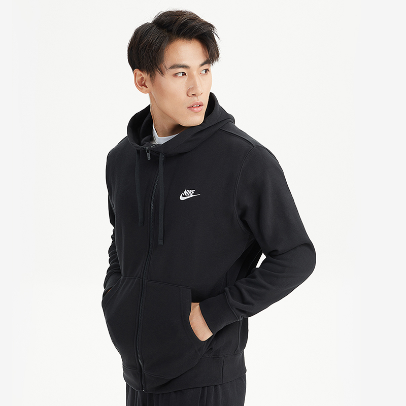 Nike耐克运动外套男2024春季休闲连帽外套夹克运动服BV2649-010