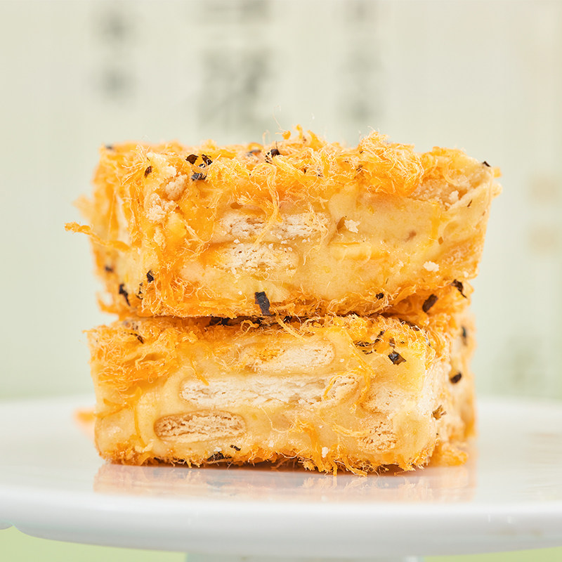 杨先生咸蛋黄肉松雪花酥咸味饼干 杨先生传统糕点