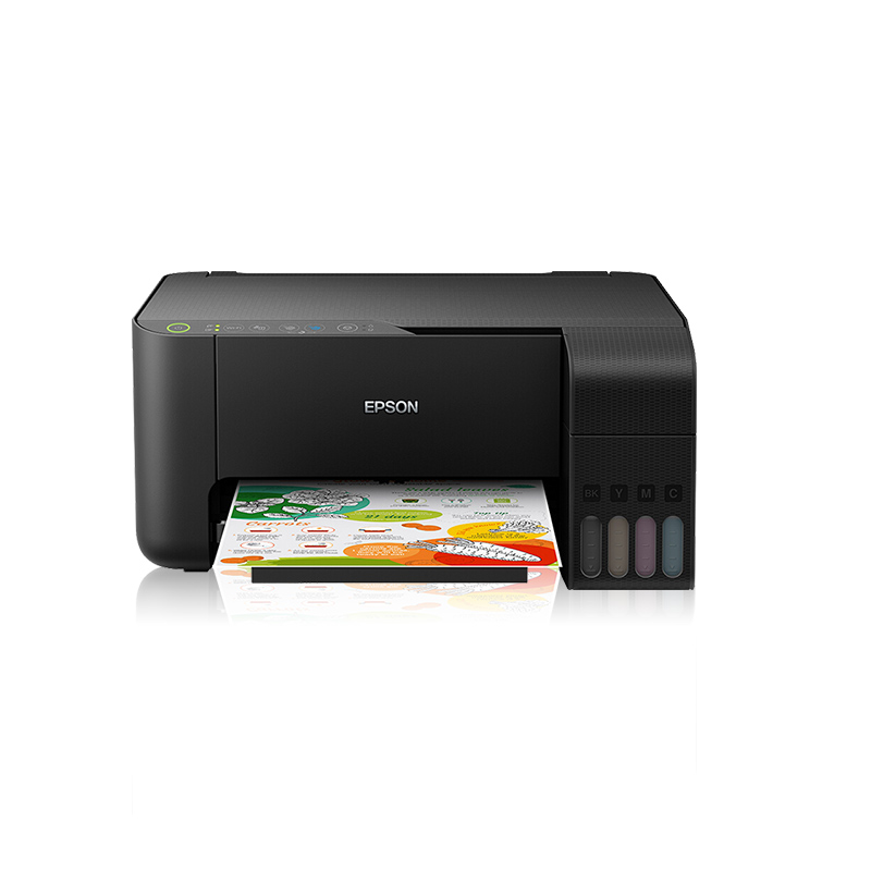 epson爱普生家用小型彩色喷墨连供 浩卓办公用品喷墨多功能一体机