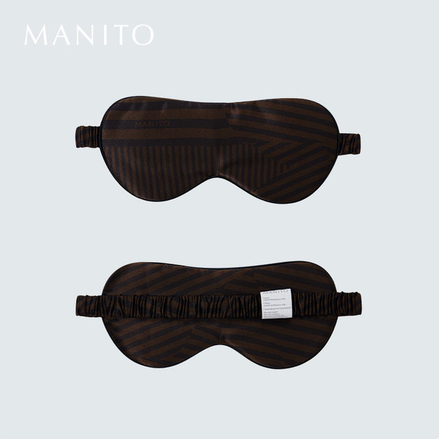 Manitou New Fragment Men's Printed Eye Mask Mulberry Silk Sleep Eye Mask Blackout