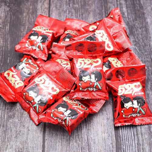 贵夫人520果汁橡皮糖500g1斤/35袋Q弹喜糖散装软糖水果味零食糖果 - 图1