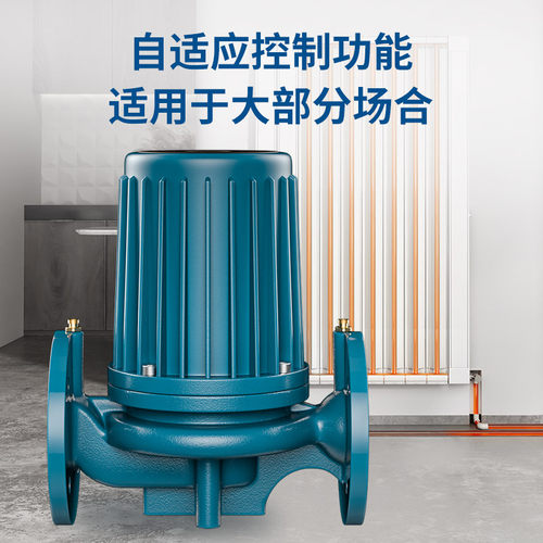 臣源工程暖气循环泵供暖地暖屏蔽泵锅炉热水泵管道泵220V增压泵 - 图0