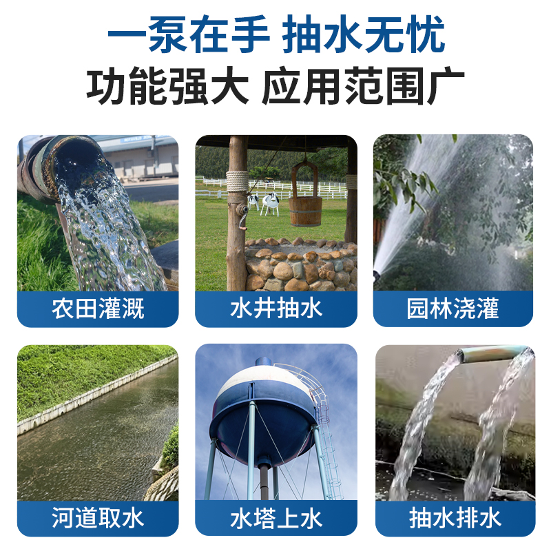 臣源深井泵直流潜水泵家用48V60V72V电瓶车抽水泵高扬程农用泵 - 图0