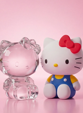 Baccarat巴卡拉HelloKitty摆件