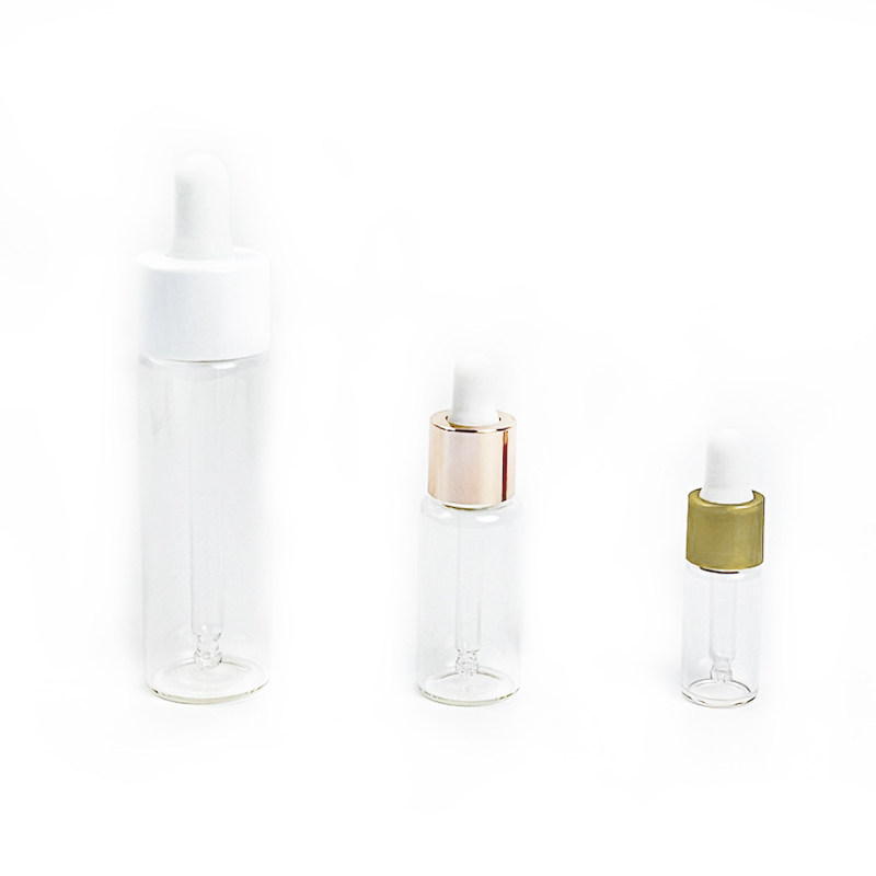 HOPECK胶帽双层电镀滴管盖管制透明玻璃瓶13-20牙3-30ml精油瓶,淘宝优惠券,粉丝福利购,淘宝优惠卷