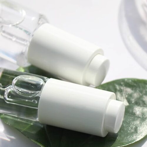 便携分装瓶HOPECK白色精华素按压滴管盖管制玻璃瓶13牙15牙精油瓶 - 图1