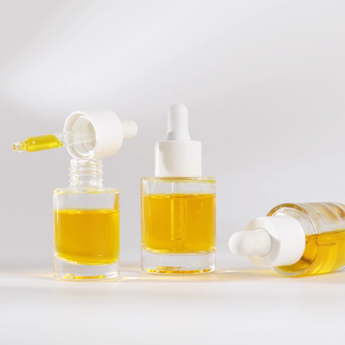 HOPECK白色PP双层滴管透明模制玻璃瓶18牙15-100ml粉底液瓶精油瓶,淘宝优惠券,粉丝福利购,淘宝优惠卷