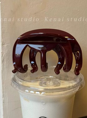 新款ins醋酸抓夹加厚板