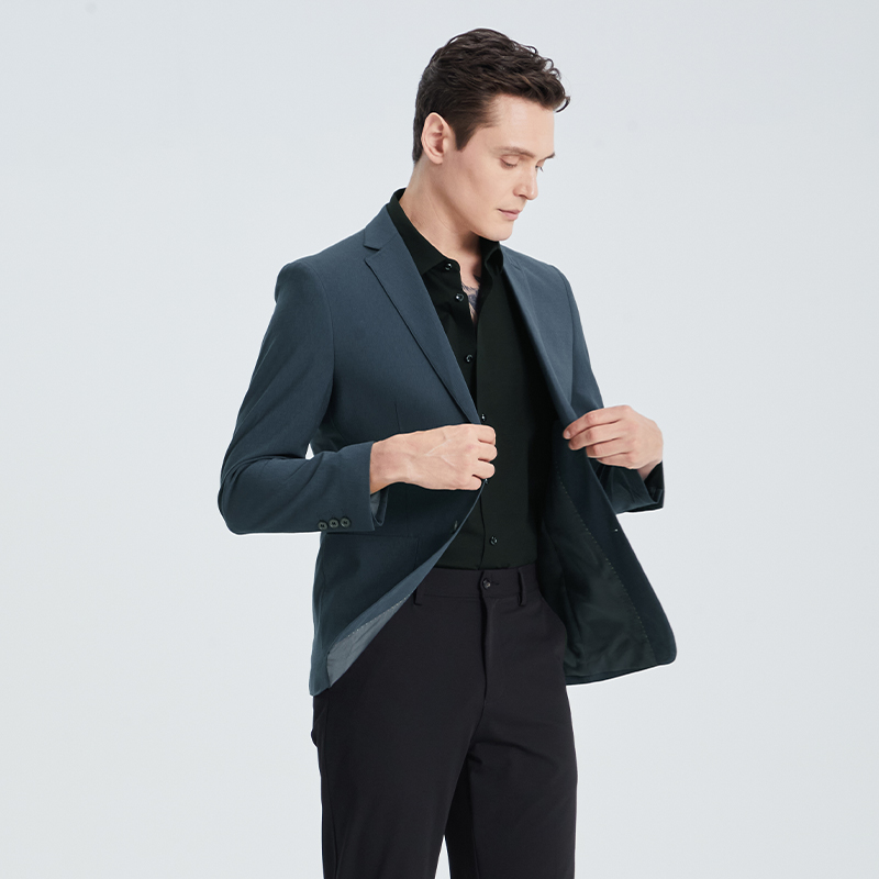 SHANSHAN杉杉官方商务男士正装西服春季2025新款礼服休闲西装外套