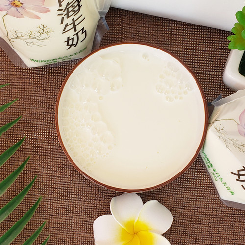 青海牛奶 青藏牧场格桑花透明袋纯牛乳高原奶源网红牛奶200克16袋 - 图2