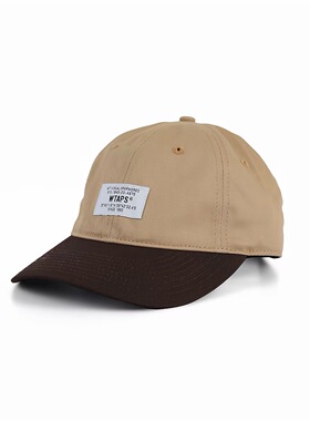 工装飞行员 WTAPS 余文乐白标弯檐鸭舌帽棒球帽户外休闲遮阳帽男
