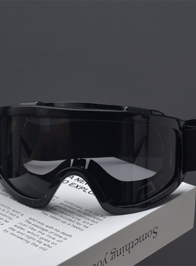 防风镜方形复古男女炫彩色太阳镜