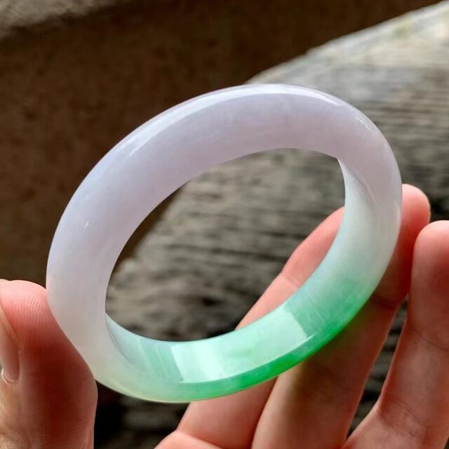 Mandalay treasure hunt natural Burmese jade bracelet round jade bracelet live broadcast room special shooting link