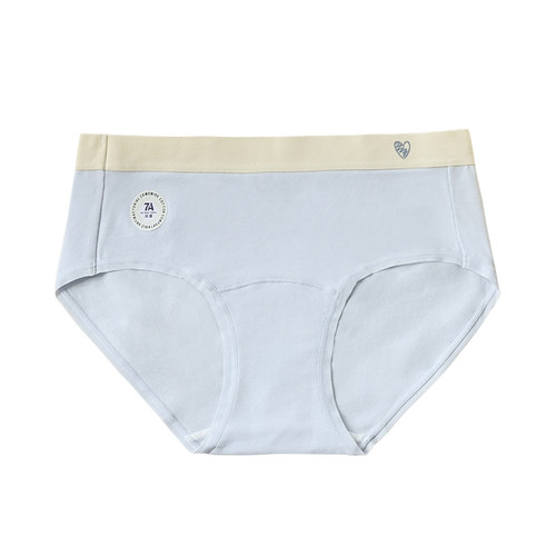 女士内裤7A抗菌舒适透气纯棉裆薄款夏季无痕中腰加长裆三角裤 - 图3