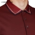 CERRUTI 1881 nam mùa hè kinh doanh áo sơ mi cotton ngắn tay cotton C37H9EI051 - Polo