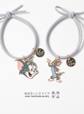 猫和老鼠卡通可爱发绳情侣手绳