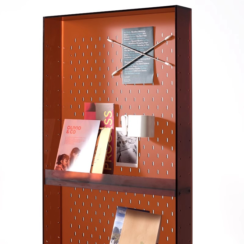 Door-back cabinet ultra-thin narrow cabinet hole plate storage