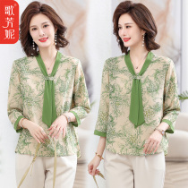 Middle aged mother loaded with sleeveless shirt T-Shirt T-shirt for women in spring and summer with short sleeve blouses for a large size