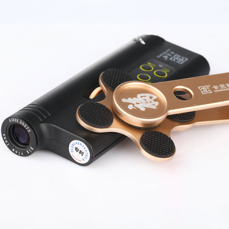卡兰德OMA100X高倍鉴别仪手机夹持400倍显