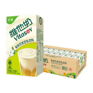 维他奶茉莉花茶豆乳饮料250ml*24盒