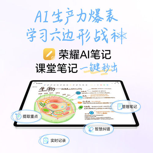 honor/荣耀平板10 Pro 礼盒版 平板电脑 荣耀类纸柔光屏 荣耀AI笔记 办公学习新品平板 - 图1