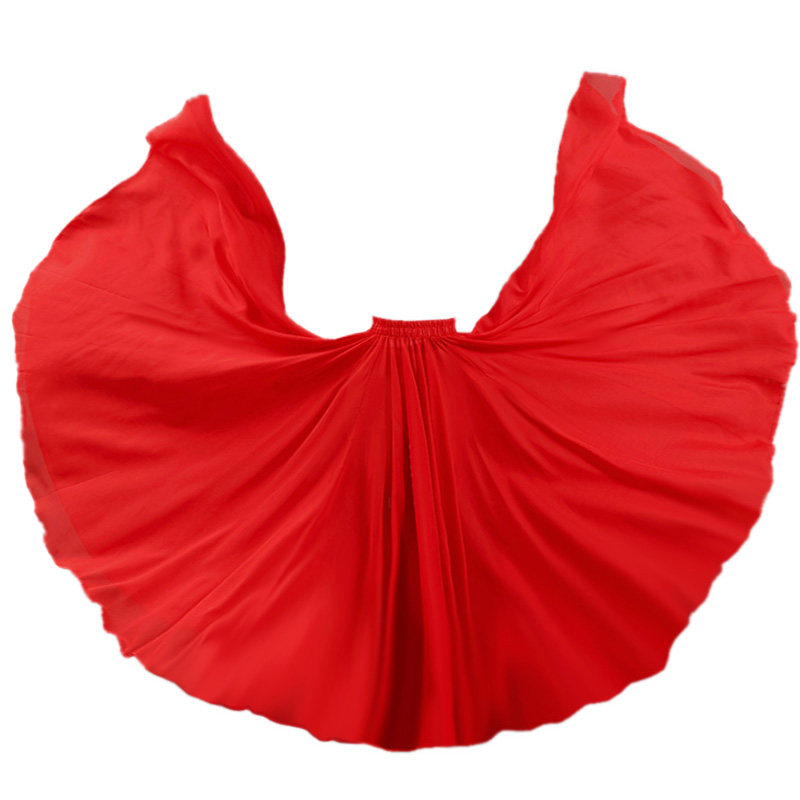 儿童720度大摆裙双层古典舞蹈裙祖国万疆舞蹈演出练习女童半身裙,淘宝优惠券,粉丝福利购,淘宝优惠卷