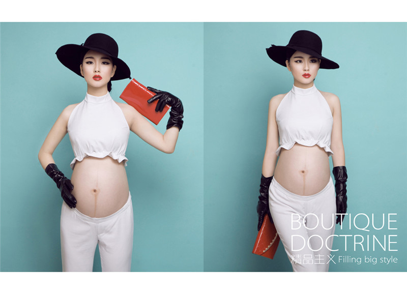 孕妇拍照服装新款韩版孕妈咪拍摄艺术写真照衣服影楼孕妇摄影服装 - 图3