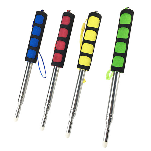 伸缩教鞭教学指挥教棒教棒教棍教杆毛毡头教鞭1米1.2米伸缩教鞭笔触控白板黑板触摸教学教杆教棍教师教鞭笔 - 图3