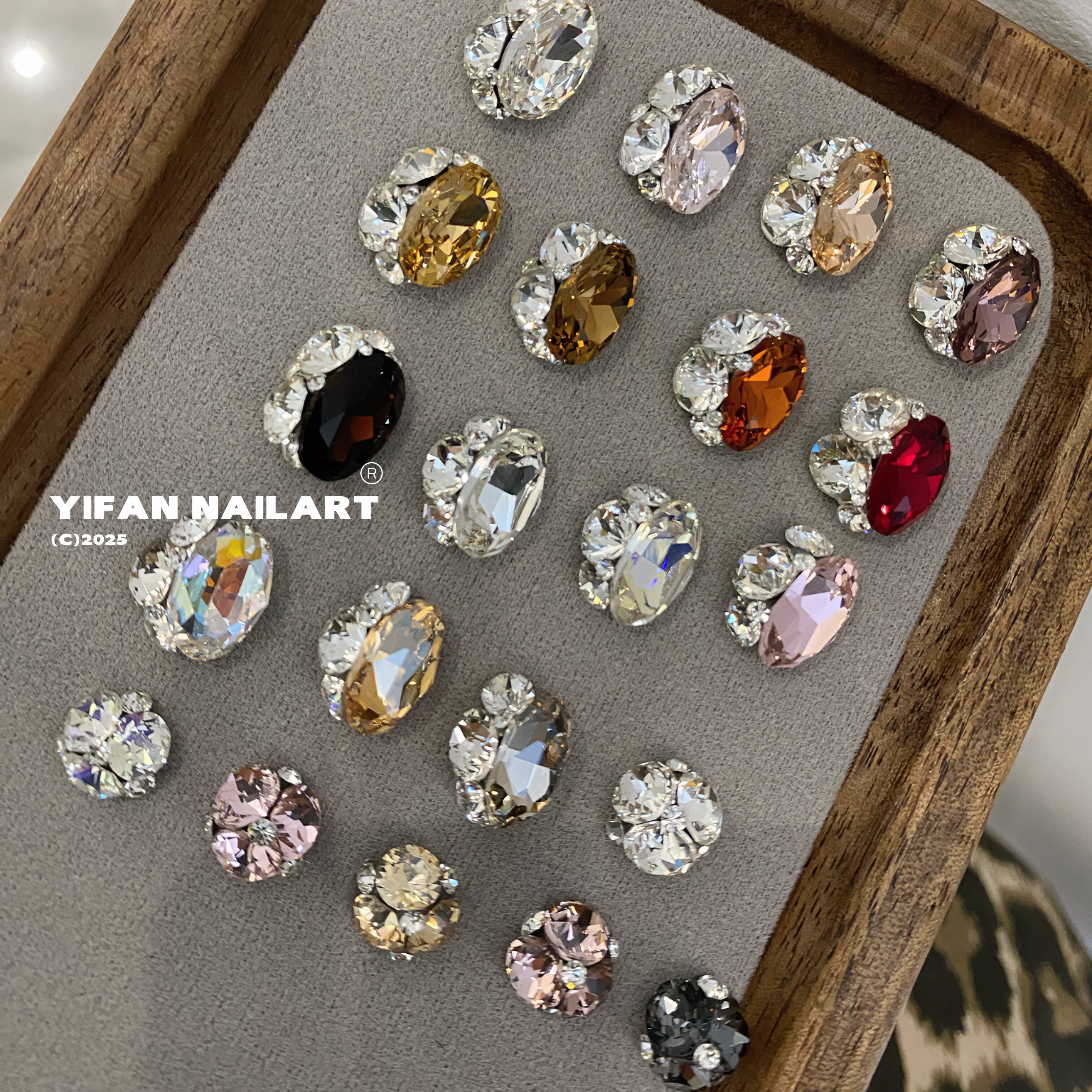 YIFANNAIL【钻球合集】高品~超服帖无底托成品堆钻美甲饰品R12,淘宝优惠券,粉丝福利购,淘宝优惠卷