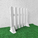 Белое пластиковое ограждение, украшение для ногтей