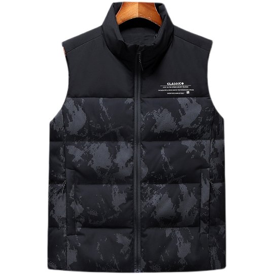 Hengyuanxiang camouflage down vest for men's youth