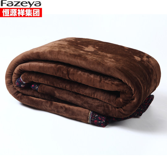 Hengyuanxiang plus velvet and thickened high waist mother's clothing plus size