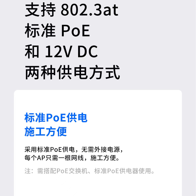 TP-LINK普联TL-XAP3000GC-PoE/DC易展版 AX3000双频wifi6无线AP路由器-图2