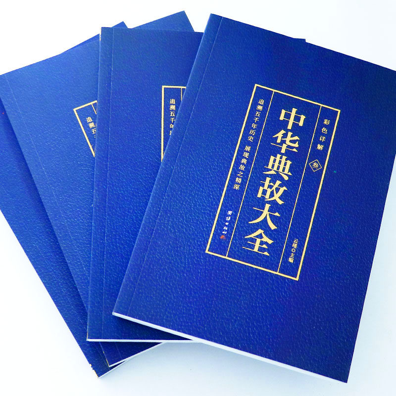 全4册 中华典故大全 烫金彩色详解 人文历史成语典故书籍 中华语言文化博大精深 青少年故事书 中华成语故事 拓宽国学经典书籍 BC