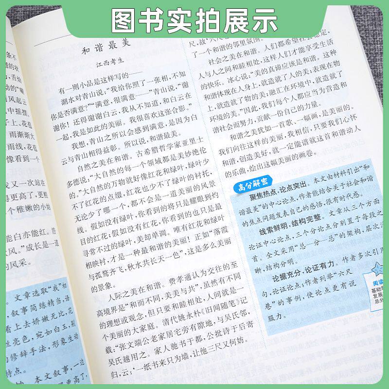 2026新版江苏中考满分作文人教版 2025初中生作文素材全国中学生七八九年级语文优秀作文书大全春雨教育初中作文高分范文精选zj