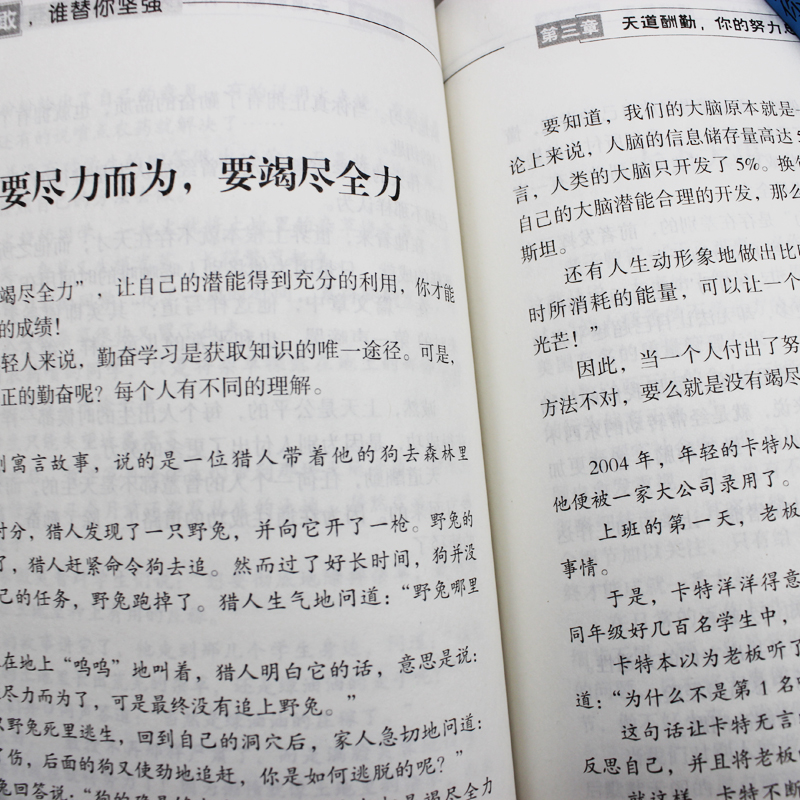 全套5册你不努力谁也给不了你想要的生活若不勇敢替坚强别在吃苦的年纪选择安逸将来一定感谢现在拼命自己青春励志书籍致奋斗者书-图2