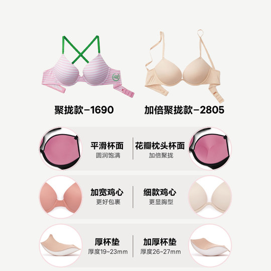 Victoria's Secret PINK small breasts gathered and beautiful back without marks