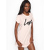 Victorias Secret In áo thun cotton cổ tròn tay ngắn, váy ngủ nữ mùa hè TM 11151292 - Đêm đầm vay ngu lua cao cap Đêm đầm