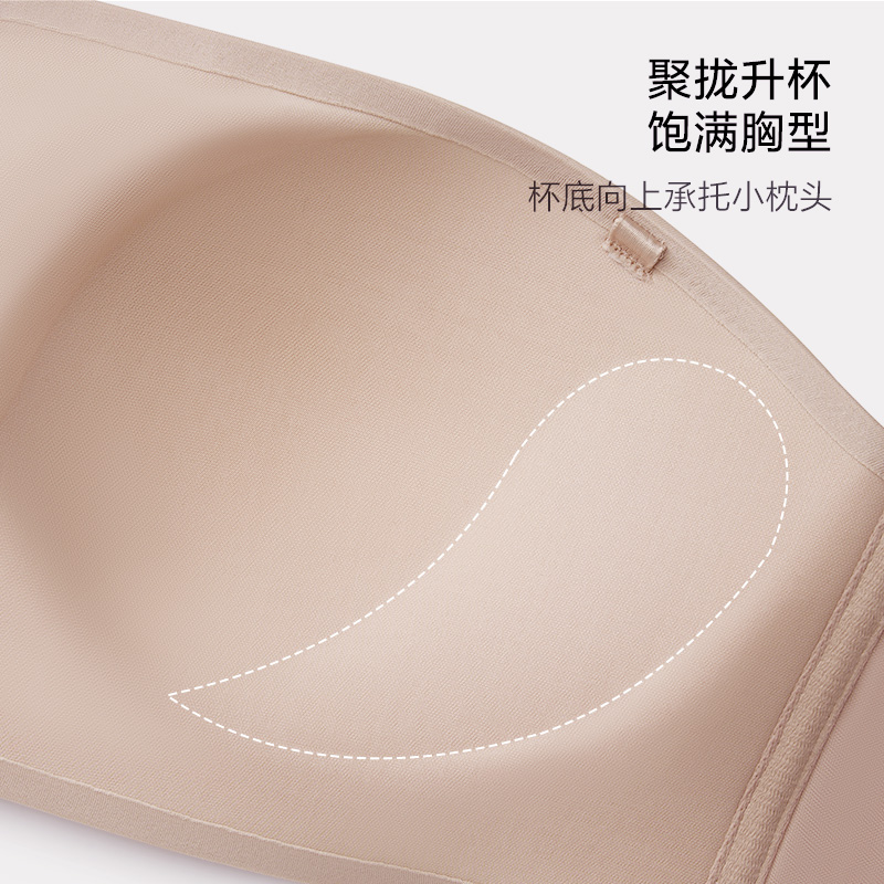 直降188|维密软支撑可拆无肩带内衣女防滑聚拢抹胸美背文胸内衣女
