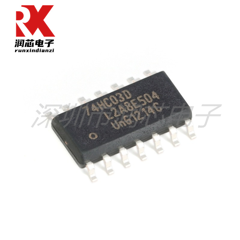 原装正品 74HC03D,653 SOIC-14 四2输入与非门 贴片逻辑芯片 - 图0