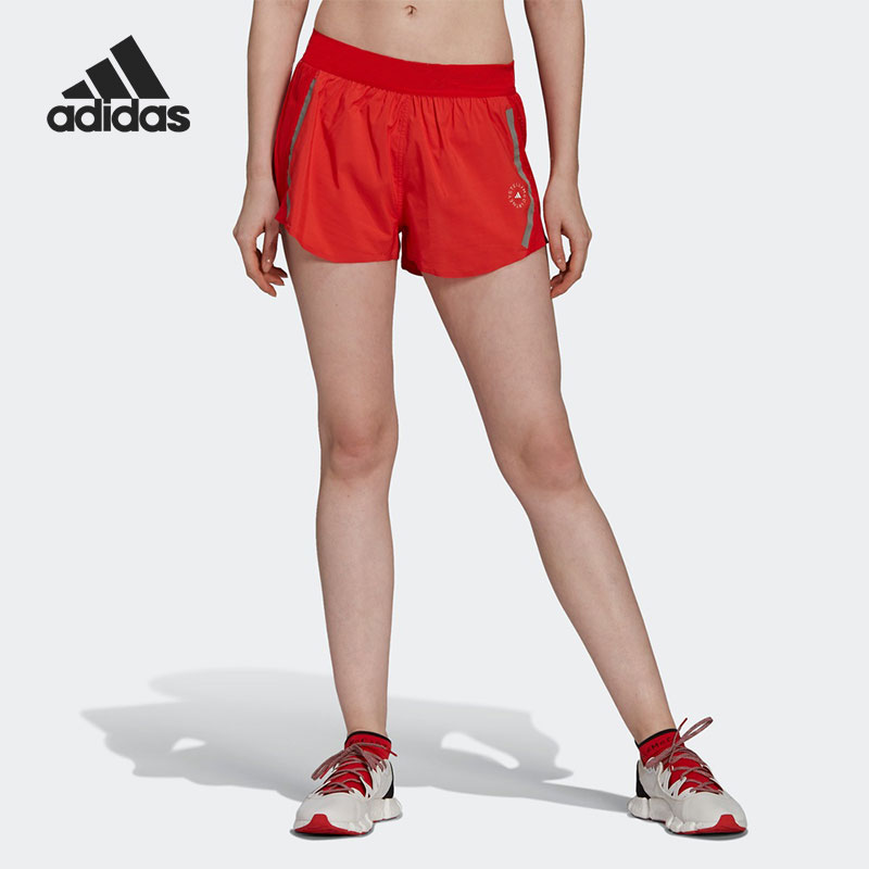 正品 阿迪达斯 SMC stella女子 反光条跑步运动短裤GU8242FU0747