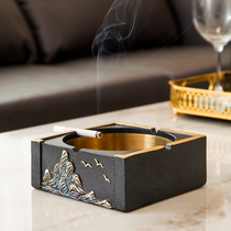 New Chinese Ashtrays Home Living Room Trends Creative Pendulum Pieces Office High-end Stalls Tea Table Personality Smoke Cylinders Custom