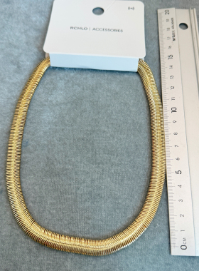 9.2青岛外贸尾货孤品原单出口欧美复古重工铁裸链项链饰品