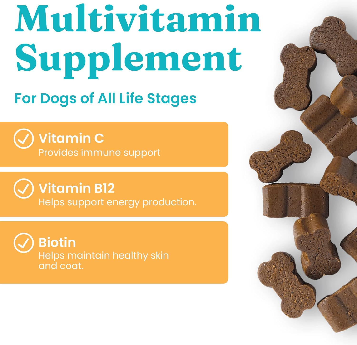 美国直邮 Solid Gold Dog Multivitamin Chewable 狗用多种维生素 - 图1