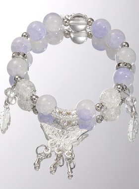 Women Bracelets Gift创意琉璃蝴蝶串珠手链轻奢手串女闺蜜礼物