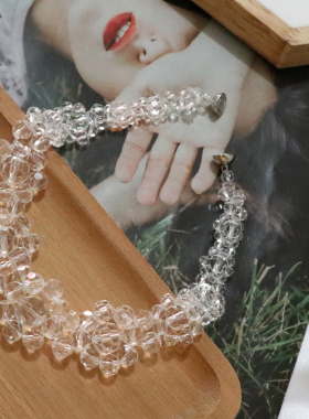 choker晶莹剔透项链秋季新品